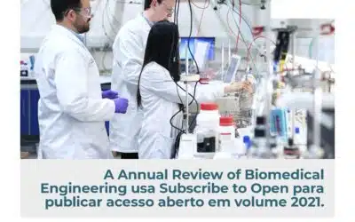 A Annual Review of Biomedical Engineering usa Subscribe to Open para publicar acesso aberto em volume 2021.