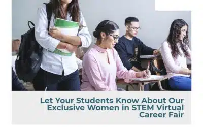 Let Your Students Know About Our Exclusive Women in STEM Virtual Career Fair