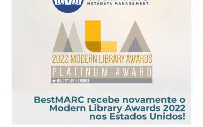 BestMARC recebe novamente o Modern Library Awards 2022 nos Estados Unidos!