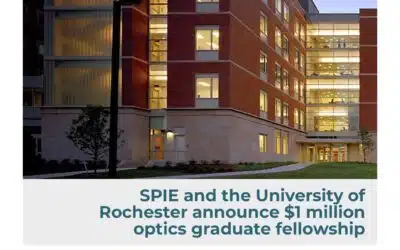 SPIE and the University of Rochester announce $1 million optics graduate fellowship